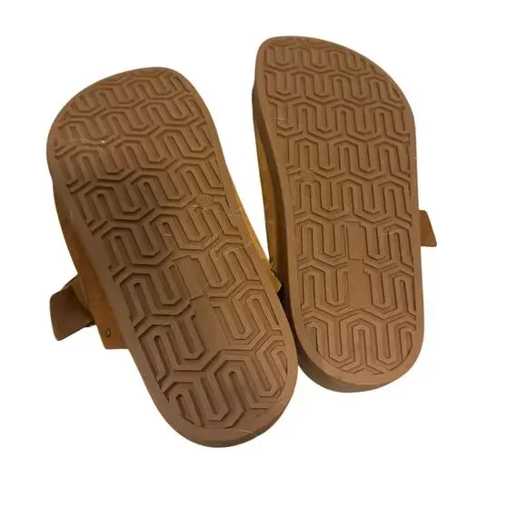 Air & Grace Brown suede studded Moli sandals - Picture 5 of 7